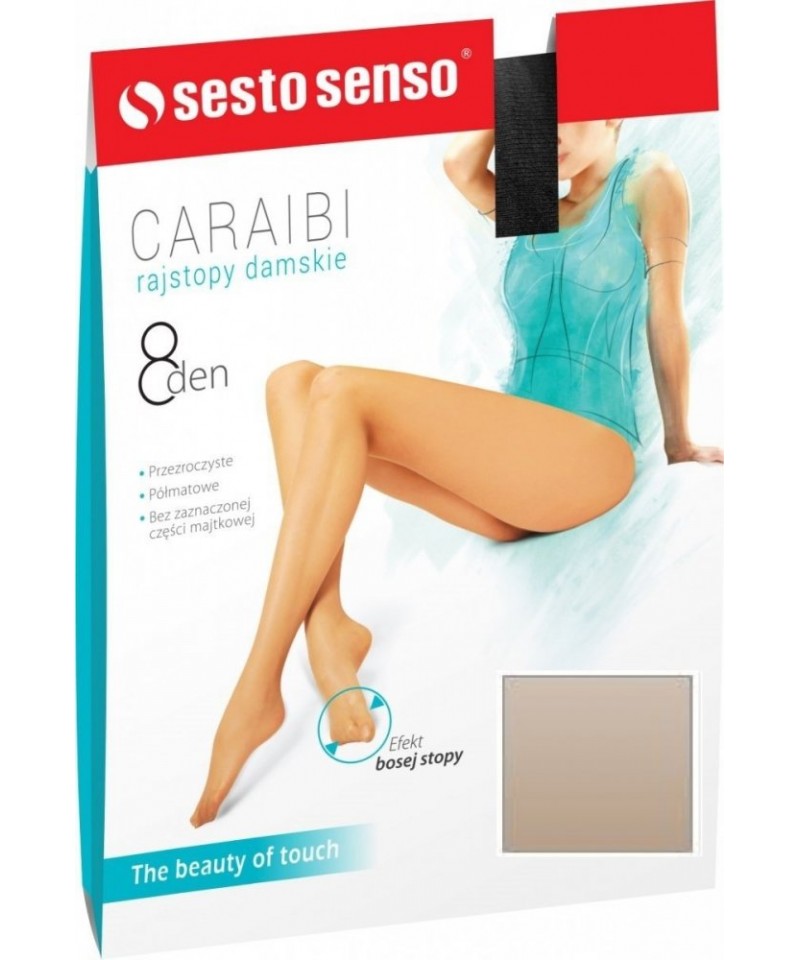 E-shop Sesto Senso Caraibi 8 DEN Punčochové kalhoty