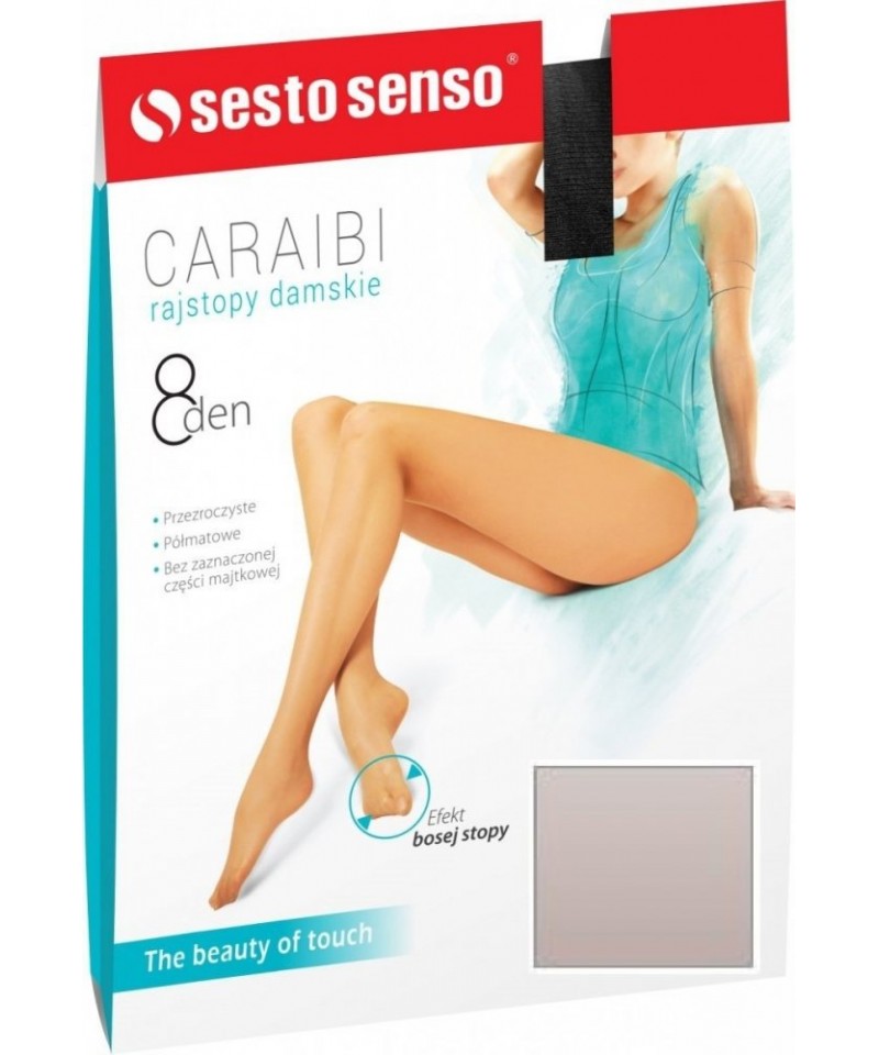 E-shop Sesto Senso Caraibi XL 8 DEN Punčochové kalhoty