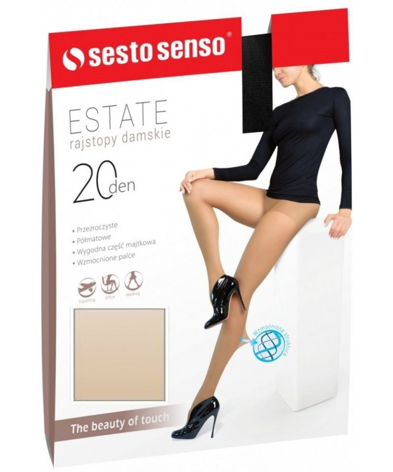 E-shop Sesto Senso Estate 20 DEN Punčochové kalhoty