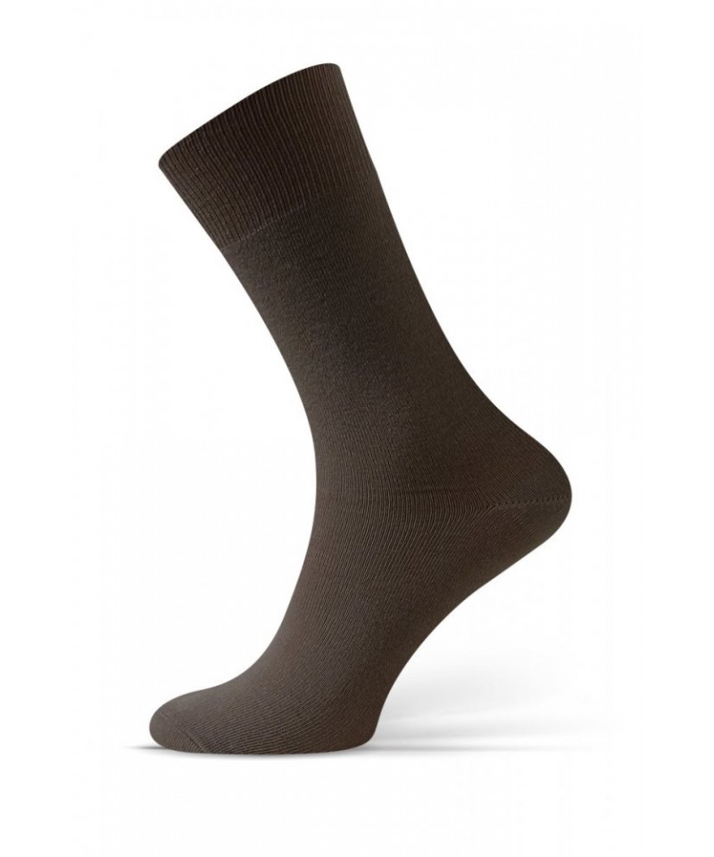 E-shop Sesto Senso Beztlakové hnědé Ponožky