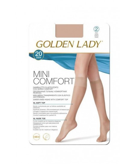 Golden Lady Mini Confort 20 den A`2 2-pack podkolenky