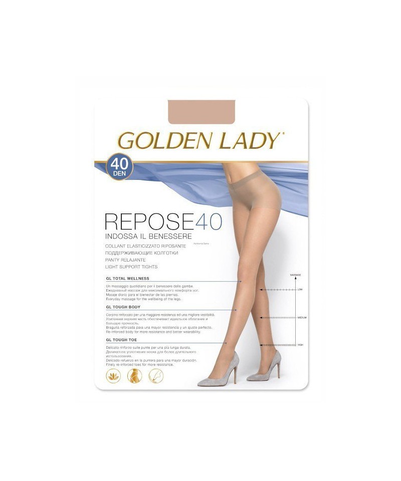 Golden Lady Repose  6-2XL 40 den punčochové kalhoty
