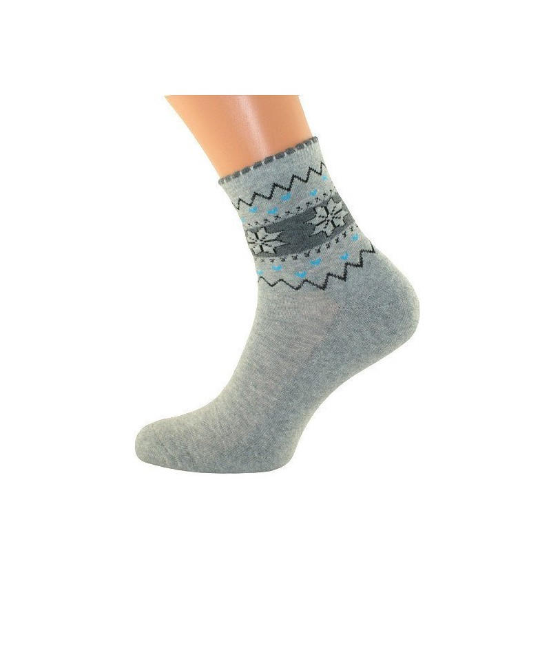 E-shop Bratex Women Vzory, polofroté 051 ponožky