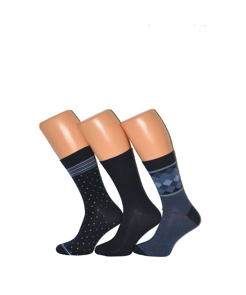 Cornette Premium A40 A\'3 pánské vzorované ponožky