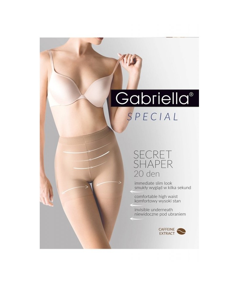 Gabriella 717 Secret shaper plus 20den Punčochové kalhoty