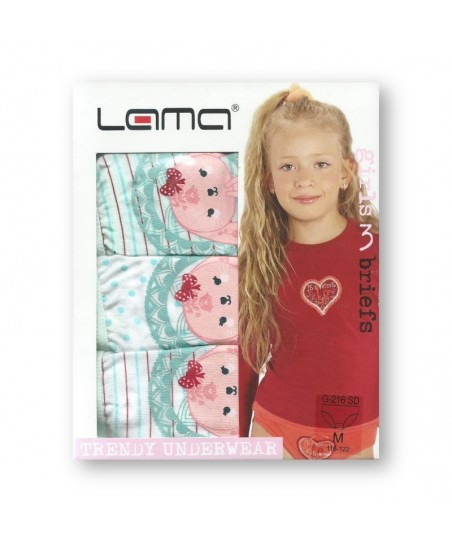 Lama G 216 SD 3-pak Dívčí kalhotky