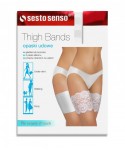 Sesto Senso Thigh Bands krajka bílý Pás na stehna