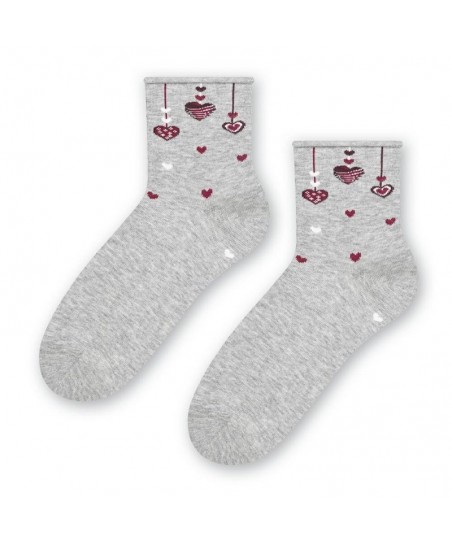 Steven valentýnské 136 001 Dámské ponožky
