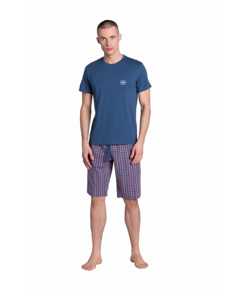 Henderson Zeroth 38364-59X tmavě modré Pánské pyžamo
