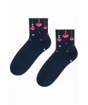 Steven valentýnské 136 003 Dámské ponožky