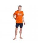 Henderson Led 38867 oranžové Pánské pyžamo