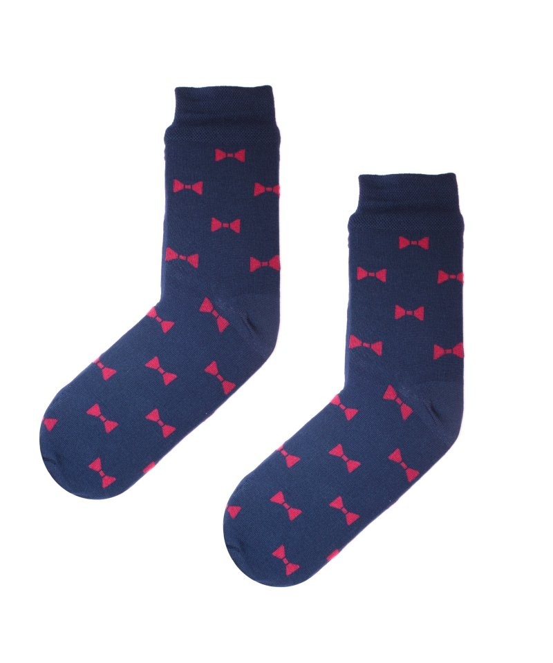 E-shop Skarpol Funny 80 bordová mašle Ponožky