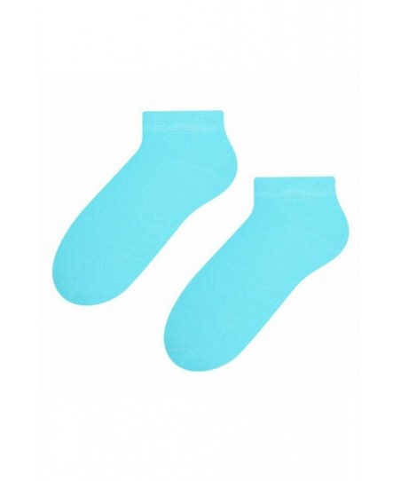 Steven 052 světle tyrkysové Dámské kotníkové ponožky