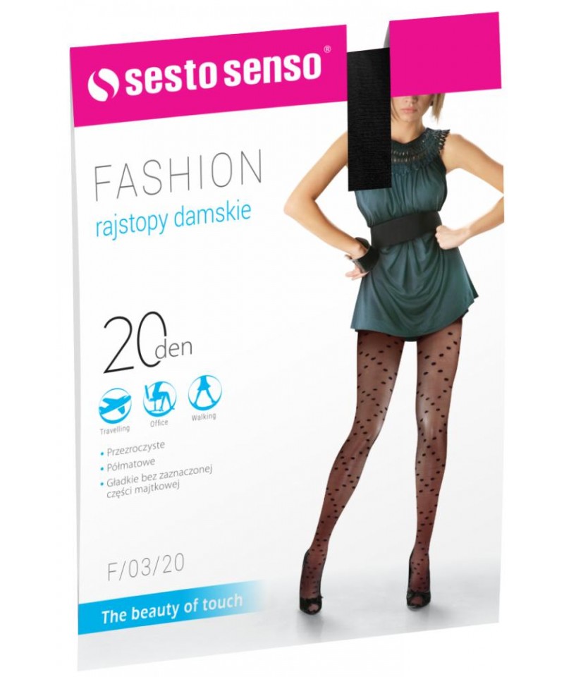 E-shop Sesto Senso Fashion 20 DEN F/03/20 Punčochové kalhoty
