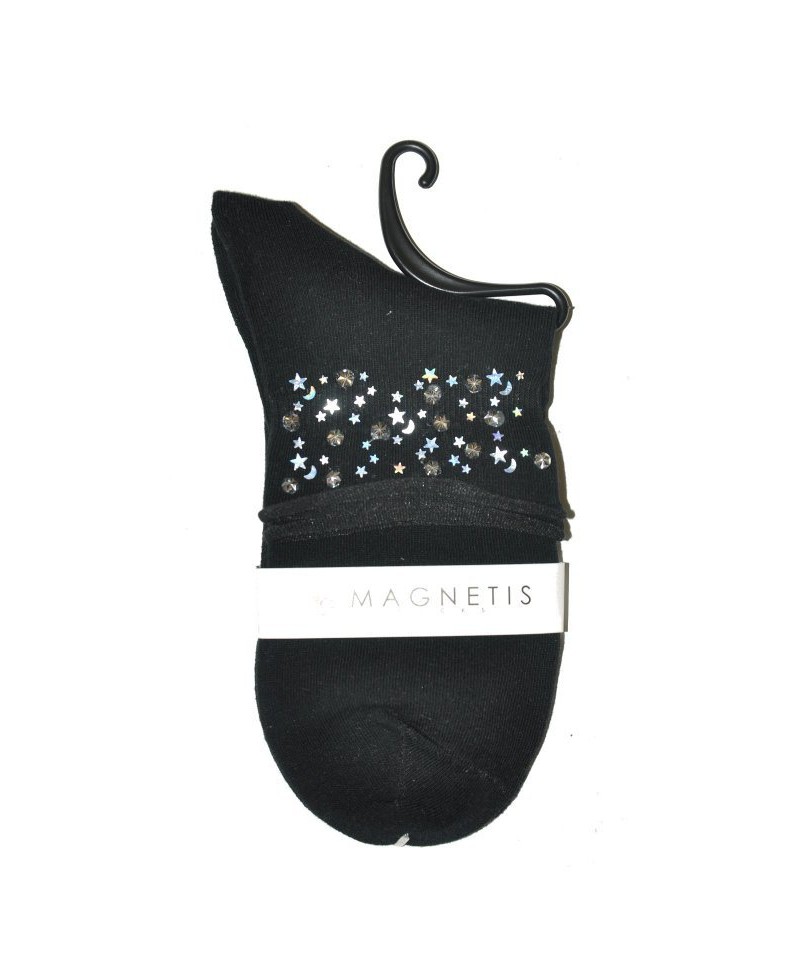 E-shop Magnetis 13519 beztlakové hvězdičky Dámské ponožky