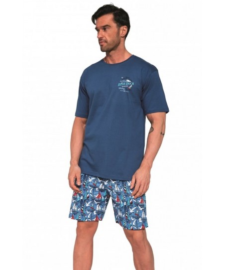 Cornette Blue dock 2 326/104 Pánské pyžamo