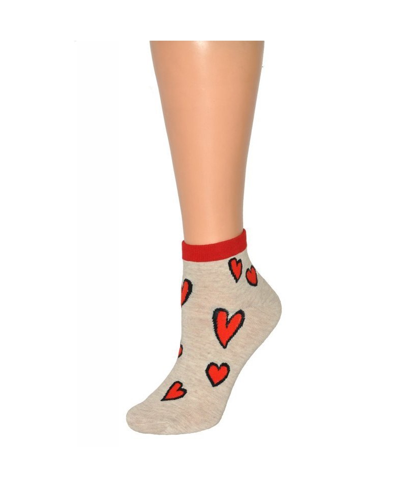 E-shop Magnetis 13532 srdce Dámské ponožky