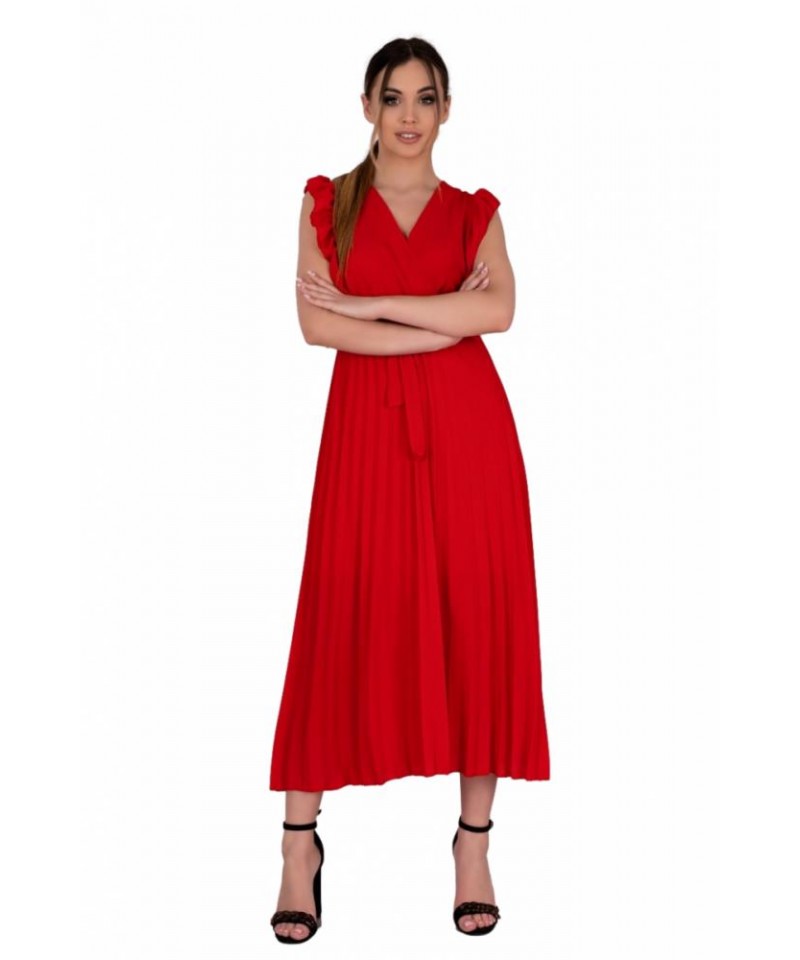 E-shop Merribel Merlotina Red Šaty
