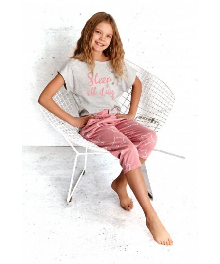 Taro Etna 2307 šedé Dívčí pyžamo