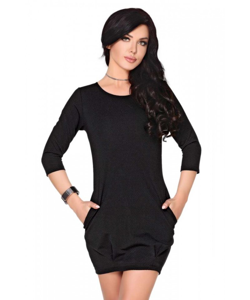 E-shop Merribel Hattyna Black Šaty