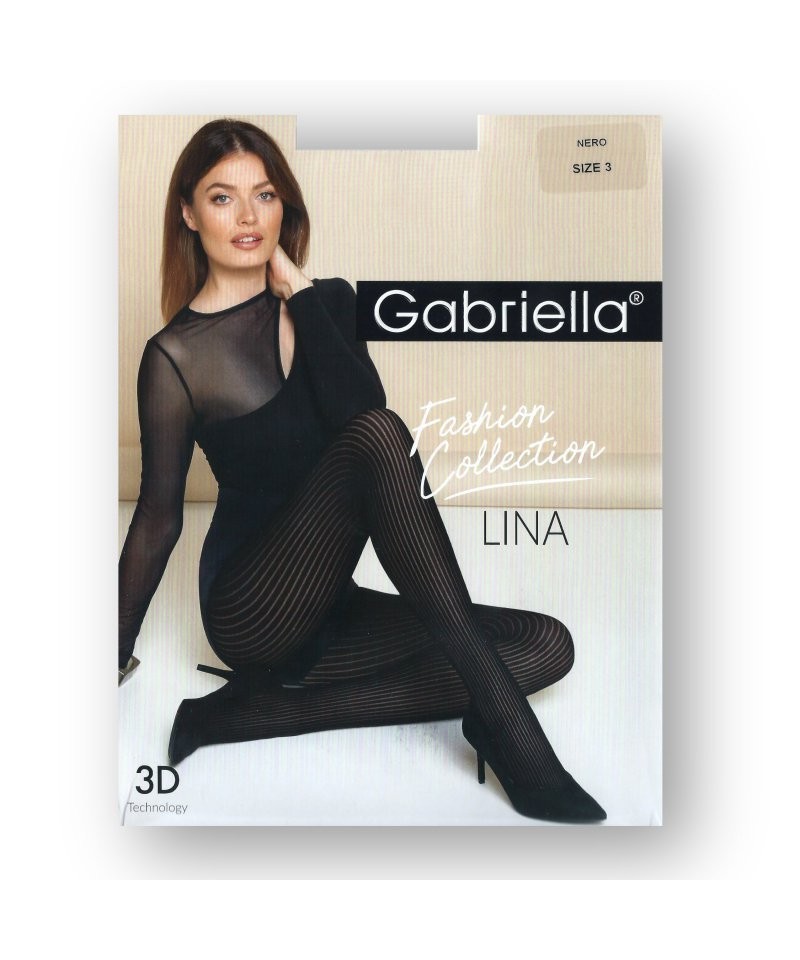 E-shop Gabriella 485 Lina nero Punčochové kalhoty