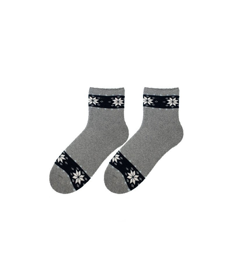 E-shop Bratex D-060 zimní vzor Dámské ponožky