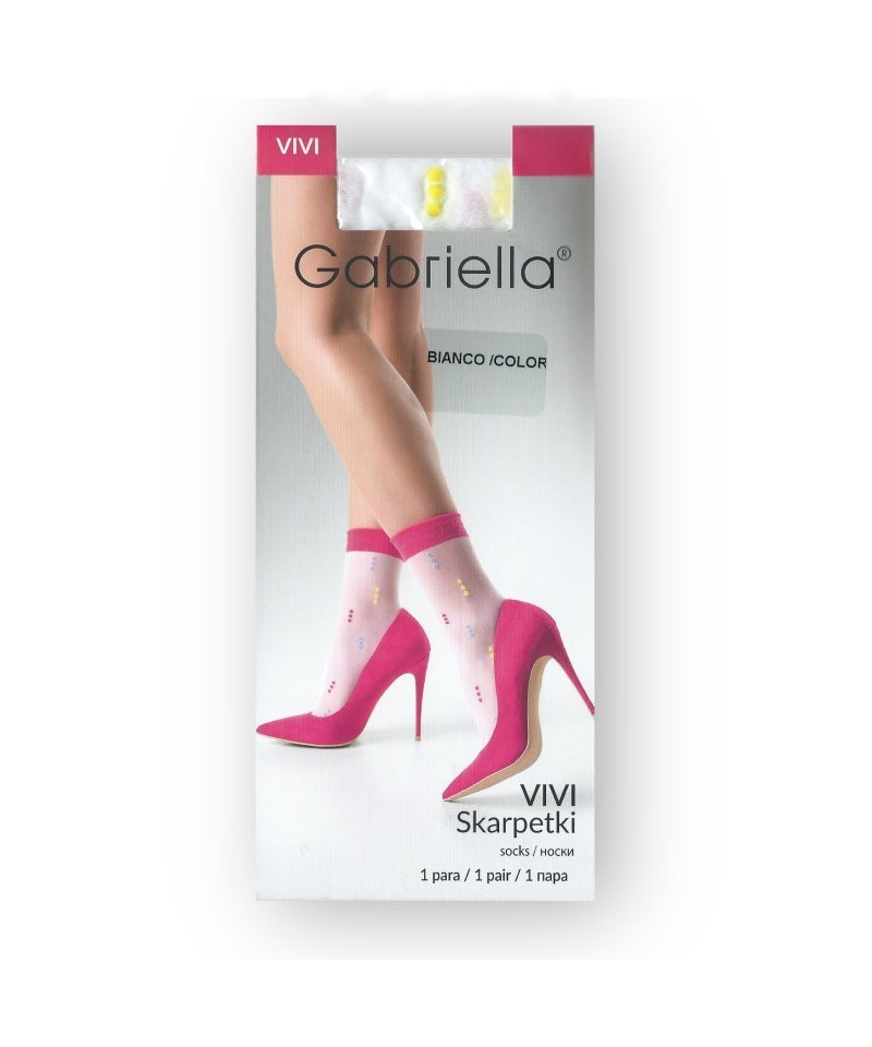 E-shop Gabriella 700 vivi bianco Dámské ponožky