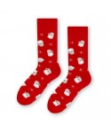 Steven 136 063 mikuláš červené Pánské ponožky