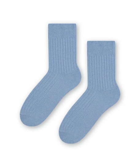 Steven vlněné 093 modré Dámské ponožky