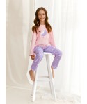 Taro Livia 2590 růžové Dívčí pyžamo