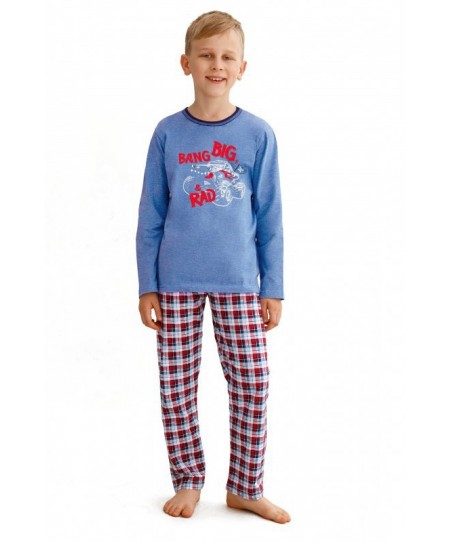 Taro Mario 2650 modré Chlapecké pyžamo