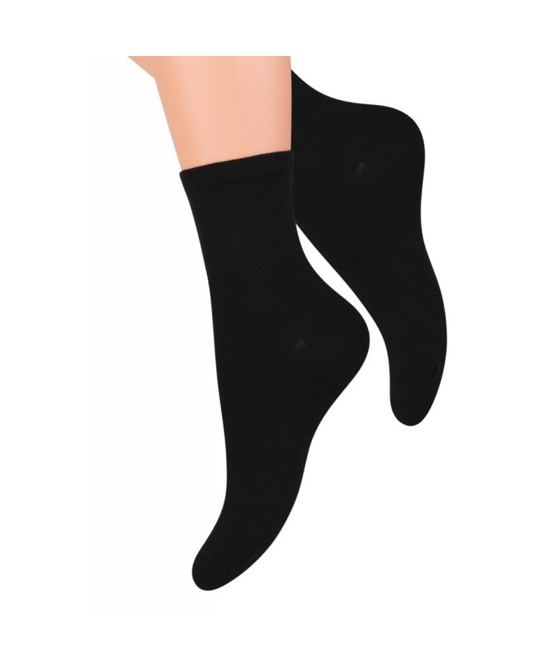 E-shop Steven 037 černé Dámské ponožky