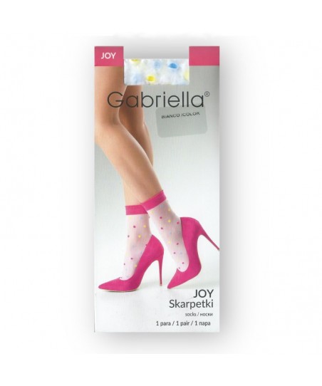 Gabriella 701 joy bianco Dámské ponožky