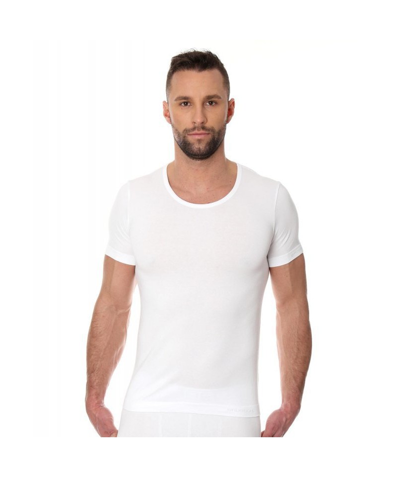 E-shop Brubeck SS 00990A bílé Pánské tričko