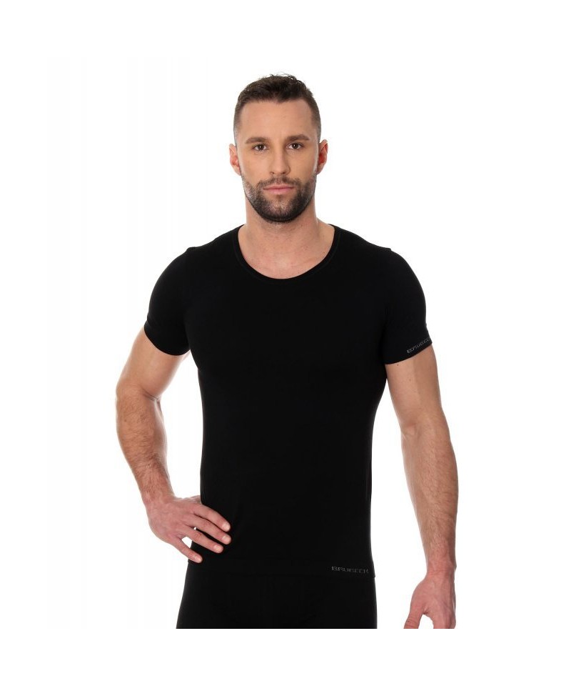 E-shop Brubeck SS 00990A černé Pánské tričko