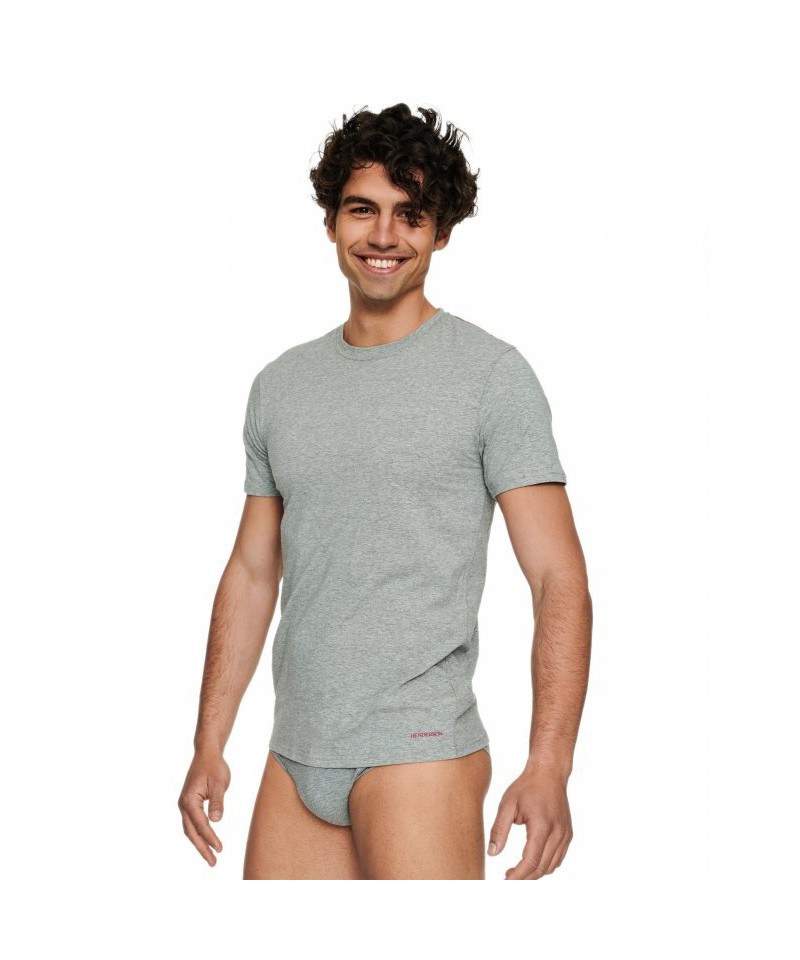 E-shop Henderson Bosco 18731 světle šedé Pánské tričko