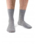 Steven 130 šedé Pánské ponožky