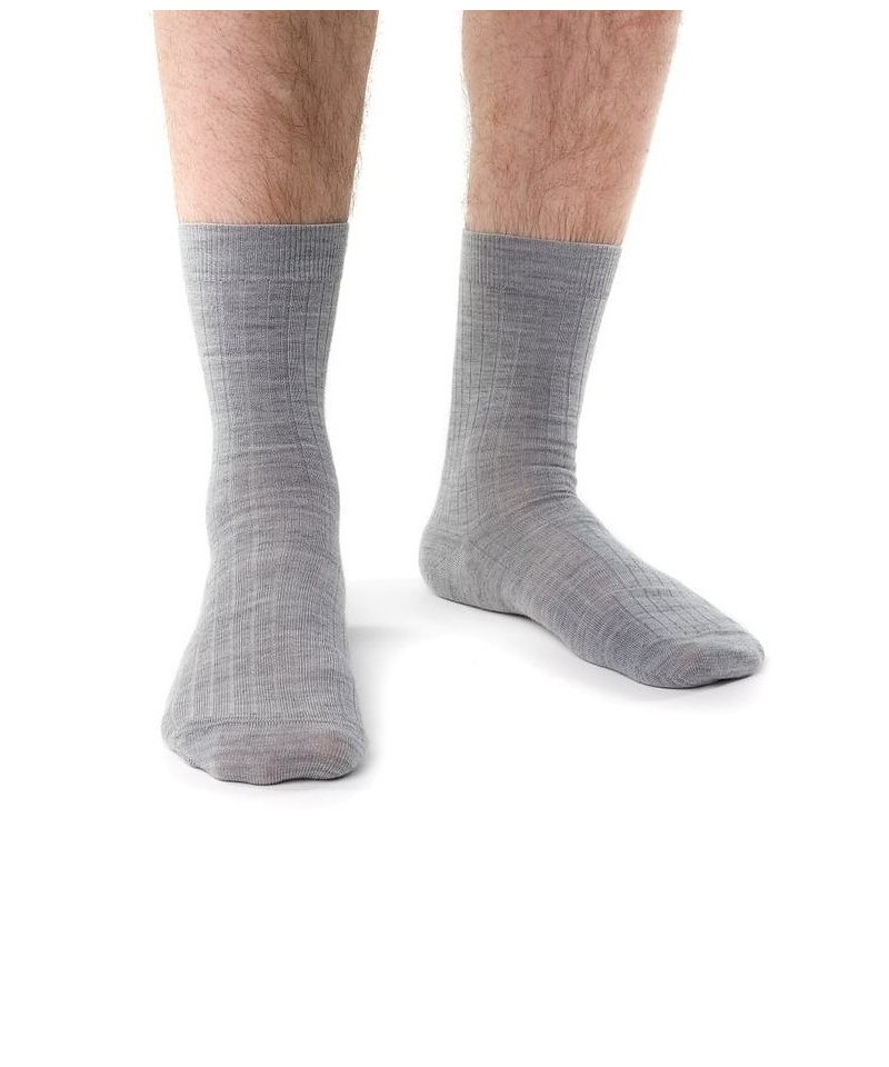Steven 130 šedé Pánské ponožky