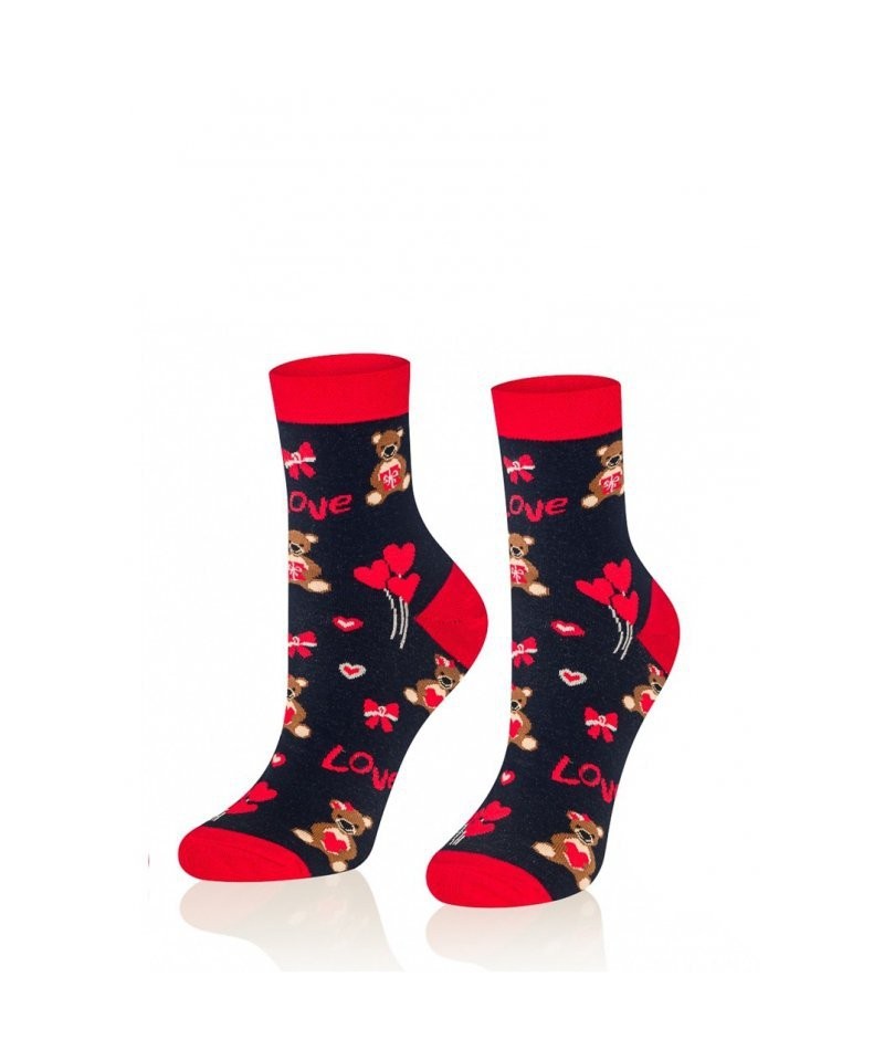E-shop Intenso art.0471 Valentýnské dámské ponožky