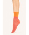 Fiore Granny chic G 1130 coral/orange Dámské ponožky