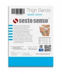 Sesto Senso Thigh Bands WZ2 krajka černý maxi Pás na stehna