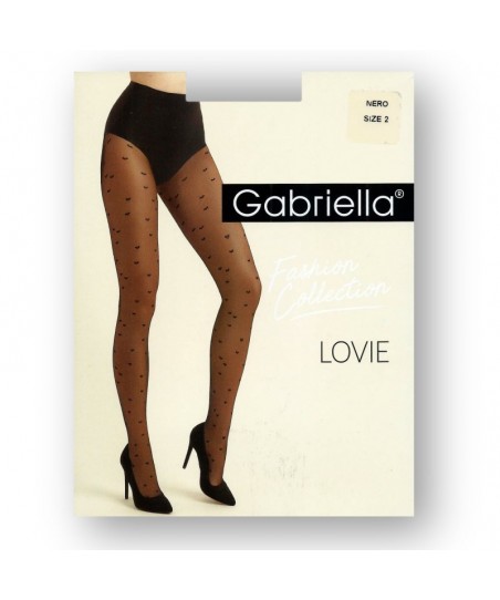 Gabriella Lovie 495 nero plus Punčochové kalhoty