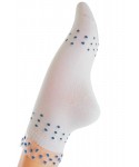 Gabriella SD/002 bílé/modré Dámské ponožky