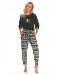 Taro Chanel 2768 grafitové Dámské pyžamo