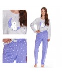 Taro Suzan 2786 šedé Dívčí pyžamo