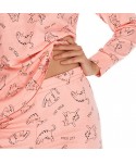 Taro Serena 2777 růžové Dámské pyžamo