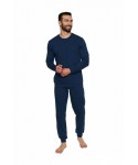 Henderson Tune 40073-59X tmavě modré Pánské pyžamo