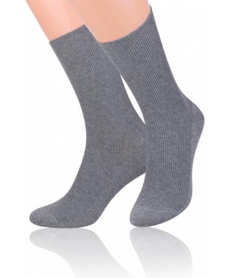 Steven 018-34 šedý melanž Pánské ponožky