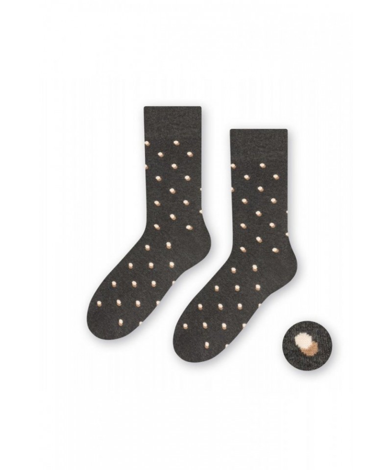 E-shop Steven 056-147 šedý melanž Pánské ponožky