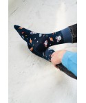 Steven 084-014 tmavě modré Pánské ponožky